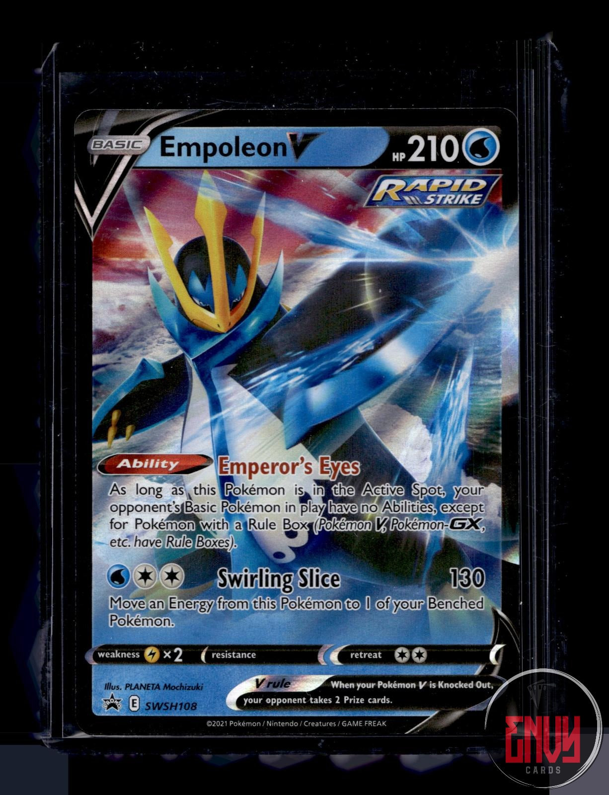 Empoleon V Near Mint SWSH108 Promo Sword & Shield Promo Pokemon Holo