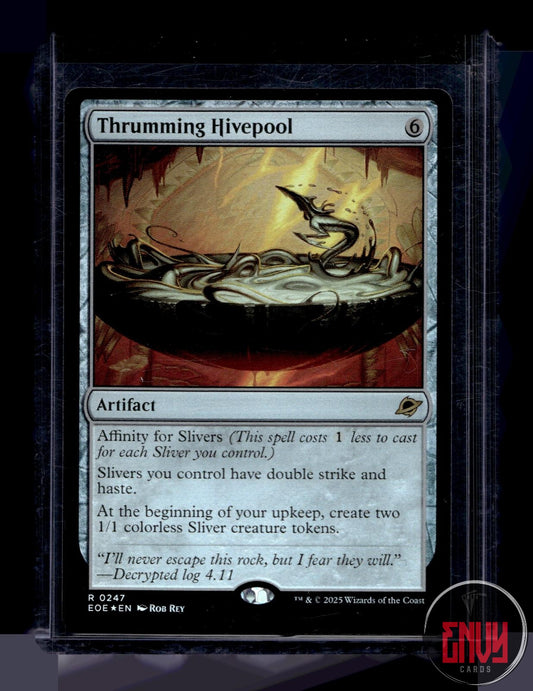 Thrumming Hivepool NM 247 Rare Edge of Eternities Magic: The Gathering Foil