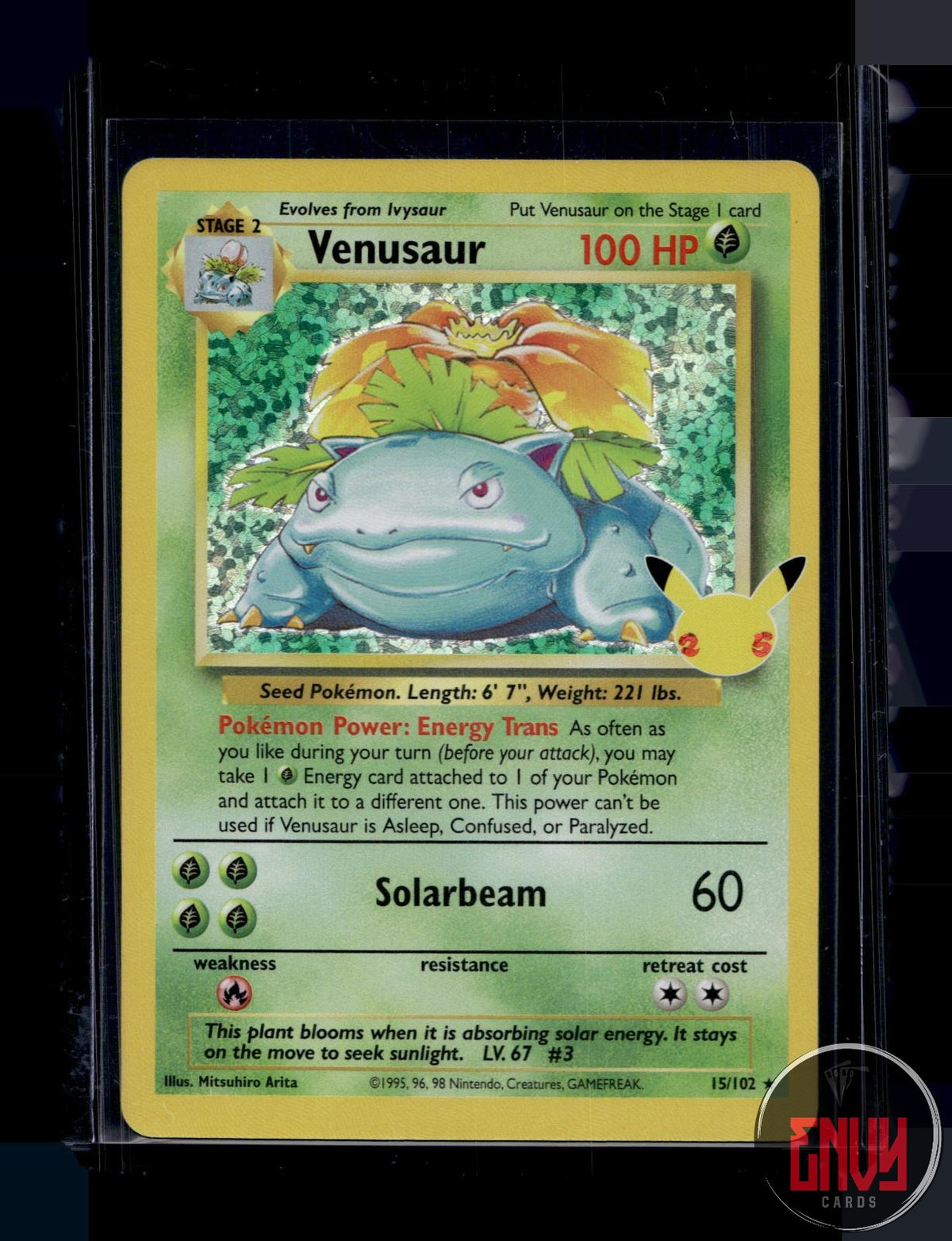 Venusaur NM 15/102 Celebrations: Classic Collection Pokemon Holo