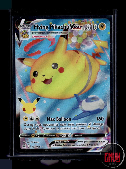 Flying Pikachu VMAX Near Mint 007/025 VMAX Rare Celebrations Pokemon