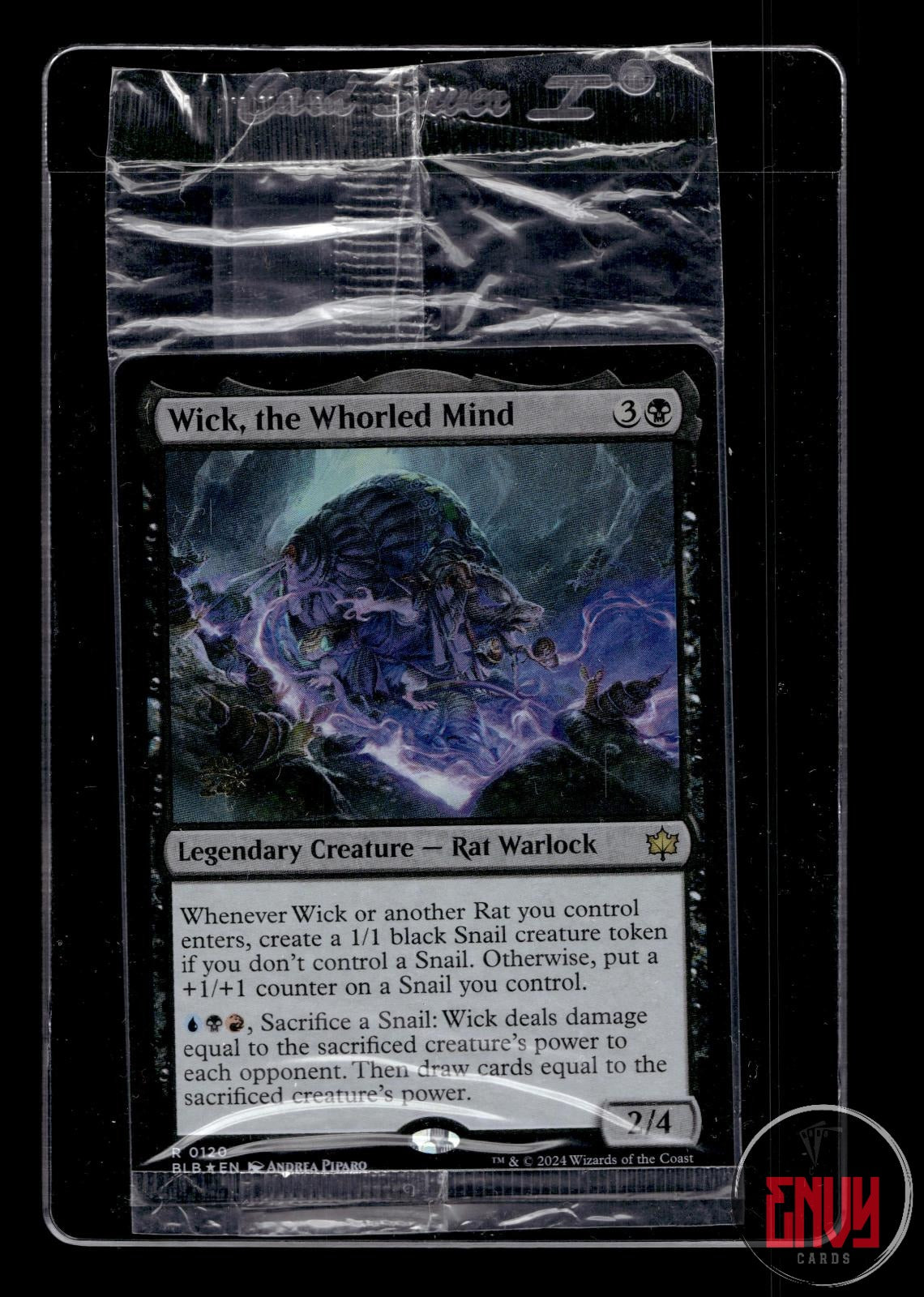 Wick, the Whorled Mind Lightly Played 120 Rare Prerelease Cards Foil