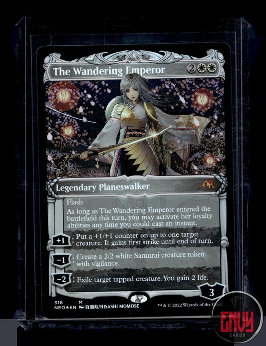 The Wandering Emperor (Showcase) NM 316 Kamigawa: Neon Dynasty Foil