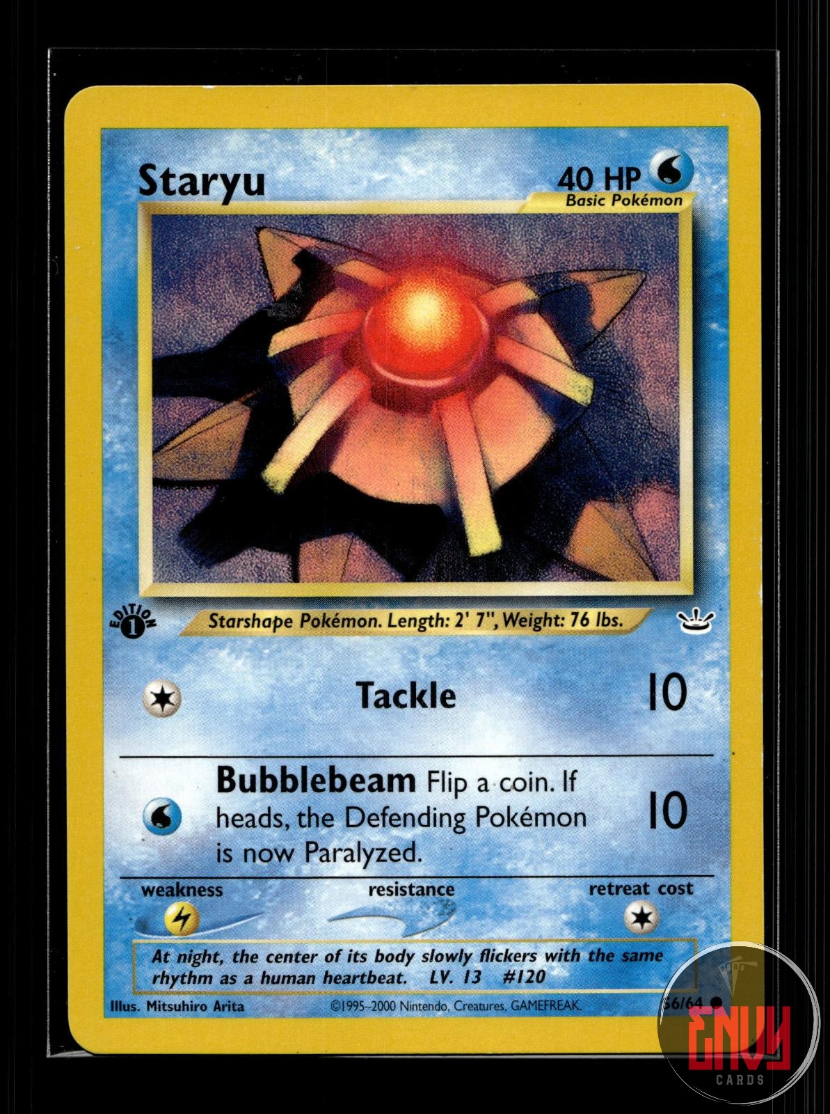 Staryu NM 56/64 C Neo Revelation Pokemon 1st Edition