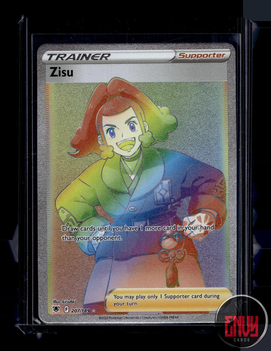 Zisu Near Mint 207/189 Rainbow Rare Astral Radiance Pokemon Holo
