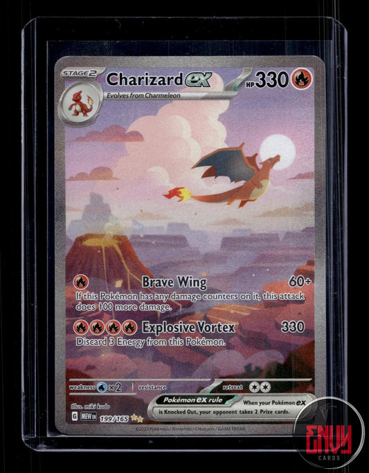 Charizard ex Lightly Played 199/165 Special Illustration Rare 151 Pokemon Holo