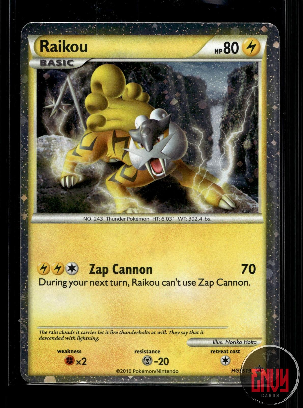 Raikou NM HGSS19 P HGSS Promos Pokemon Holo