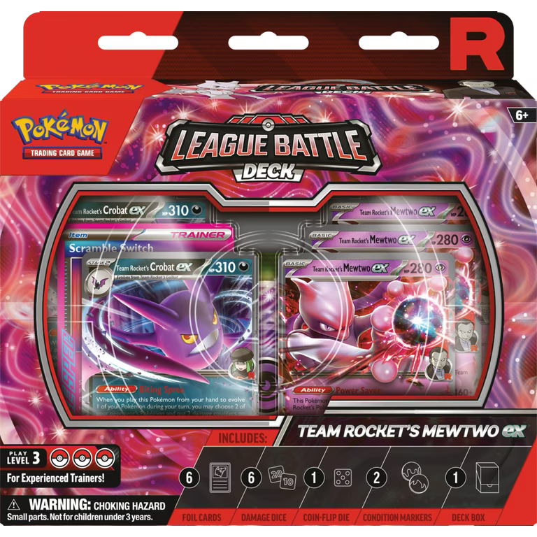 Pokemon Team Rocket's Mewtwo ex League Battle Deck