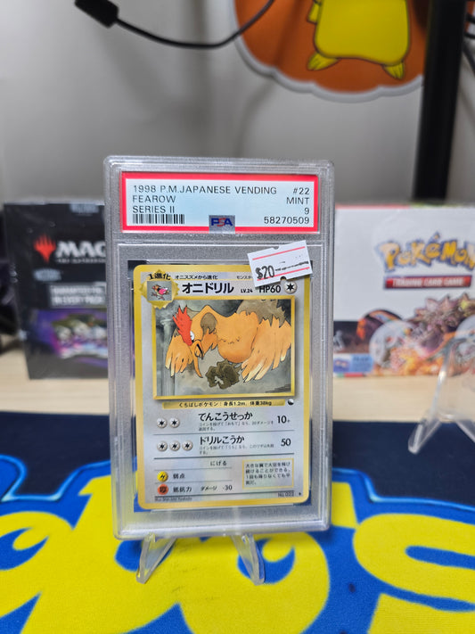 Fearow Japanese Vending Machine PSA 9