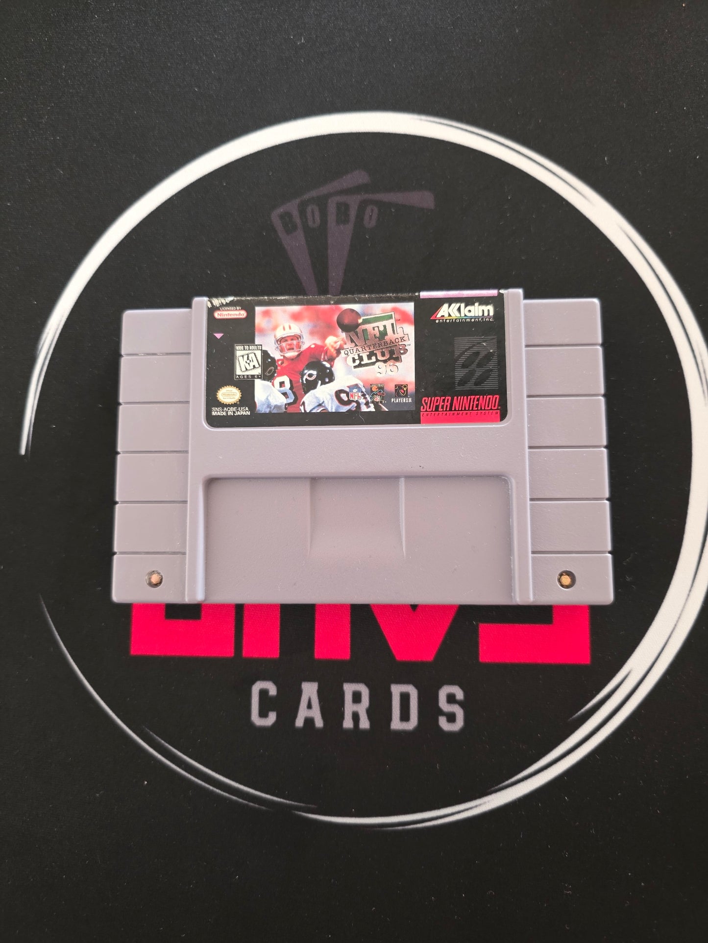NFL Quarterback Club 96 SNES Super Nintendo Game Cartridge Only
