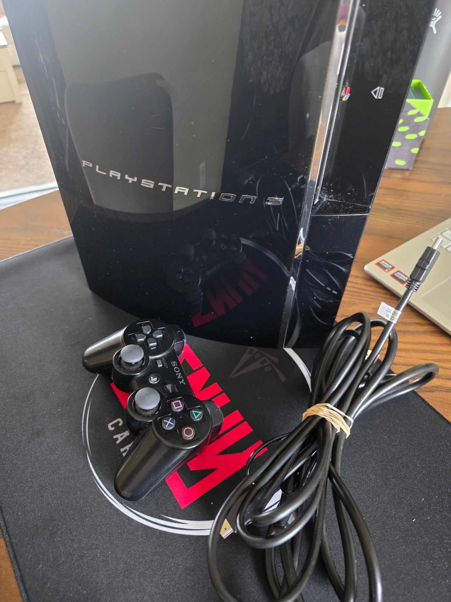 Sony PlayStation 3 PS3 CECHE01 80GB Fat Backwards Compatible Bundle - TESTED