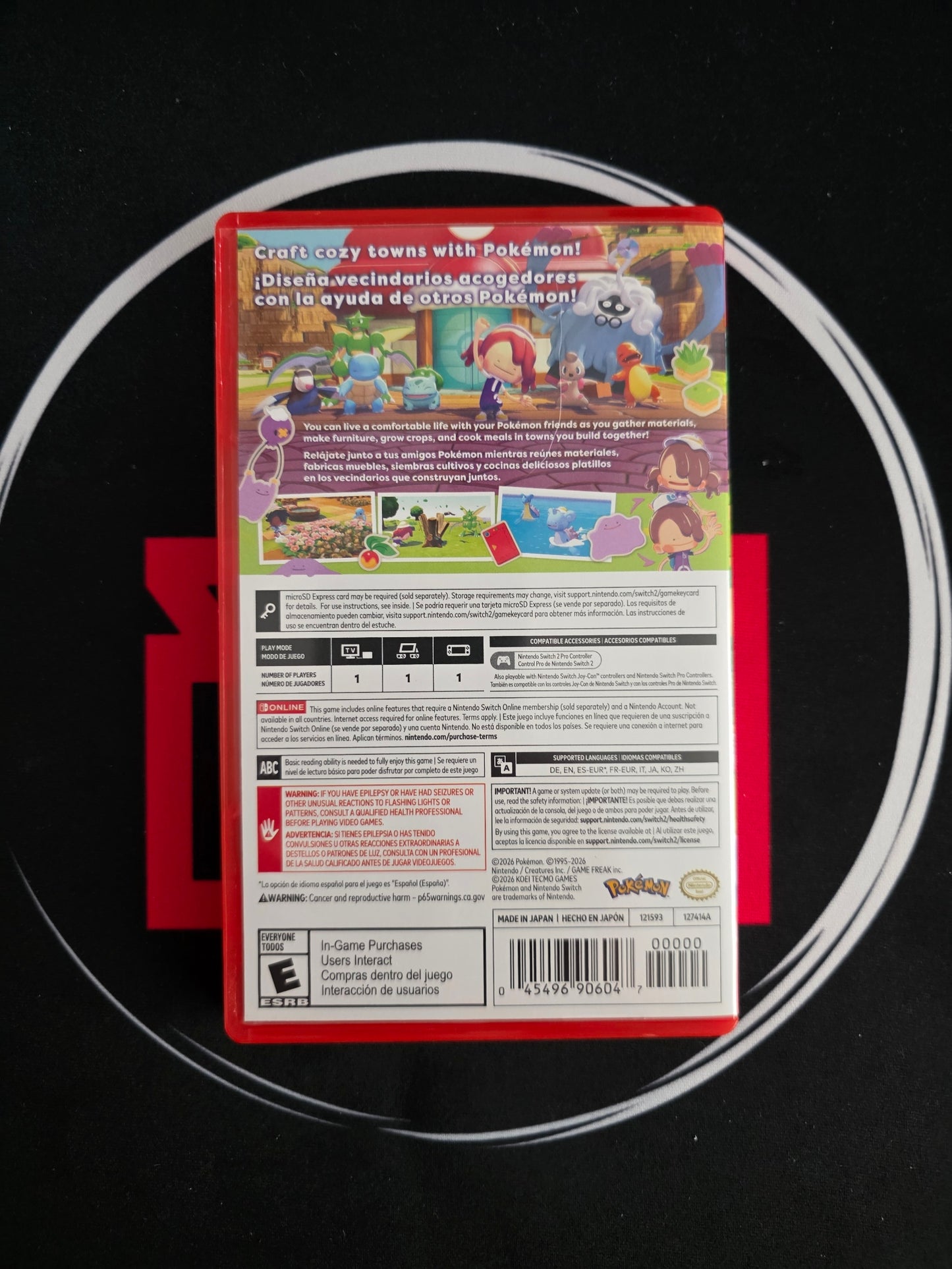Pokémon Pokopia Nintendo Switch 2 Game Cartridge, Case, Manual Included