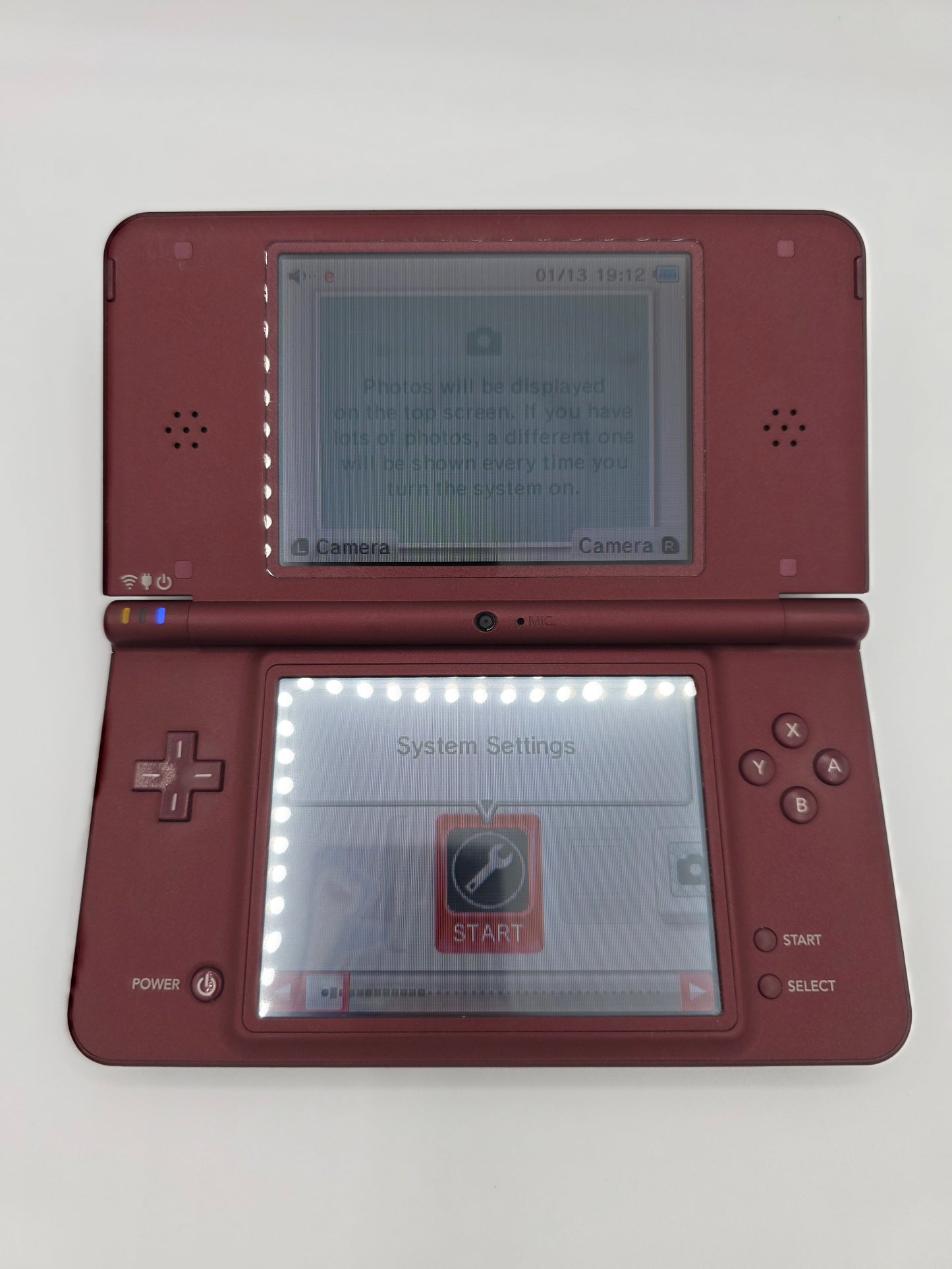 Nintendo DSi XL Handheld System - Burgundy - Tested