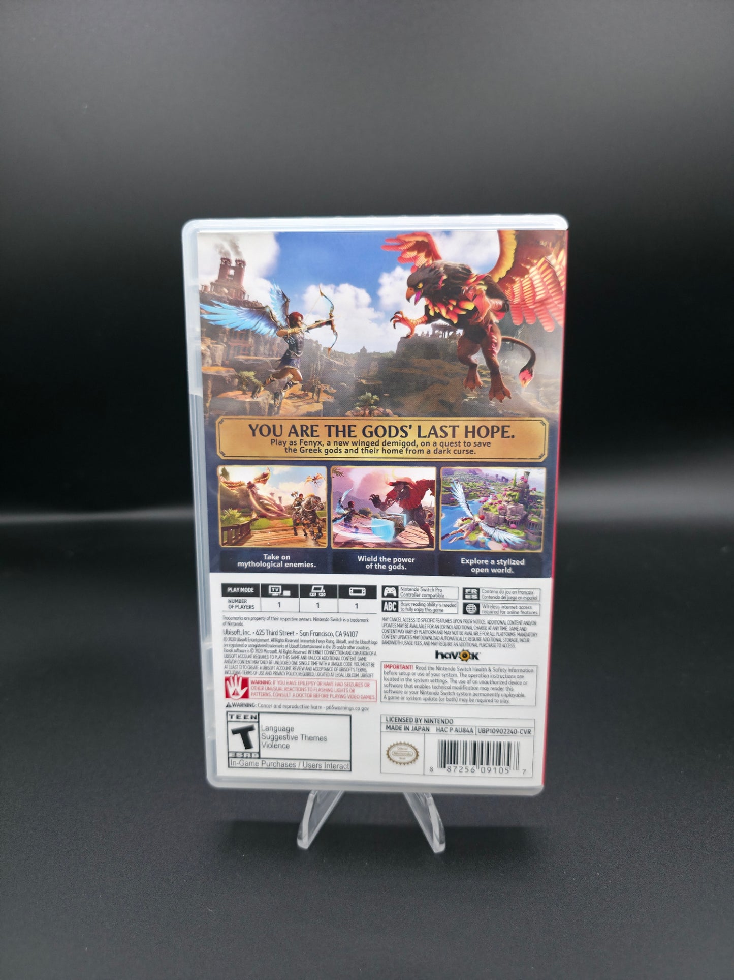 Immortals Fenyx Rising for Nintendo Switch-CIB