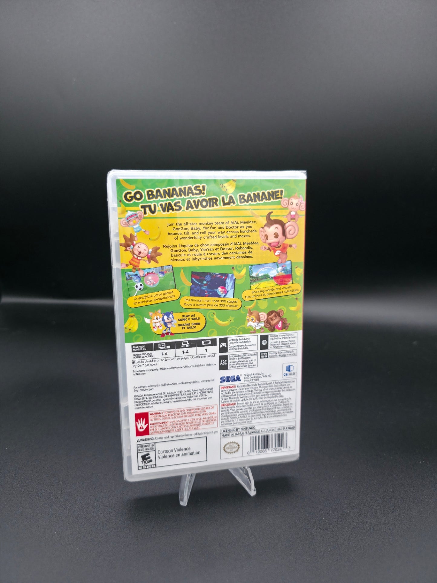 Super Monkey Ball Banana Mania Standard Edition - Nintendo Switch - Sealed