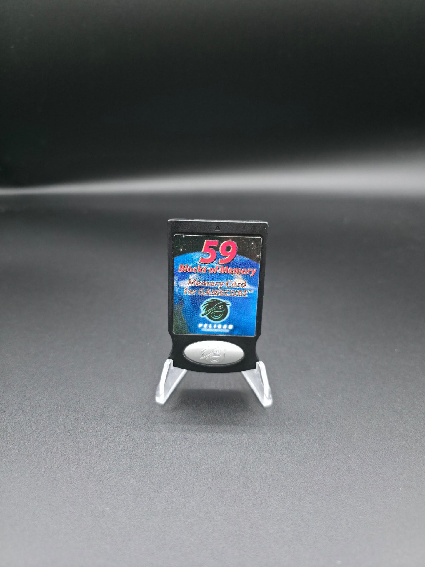 Pelican Nintendo GameCube Vintage 59-Block 4MB Memory Cube Card-Black