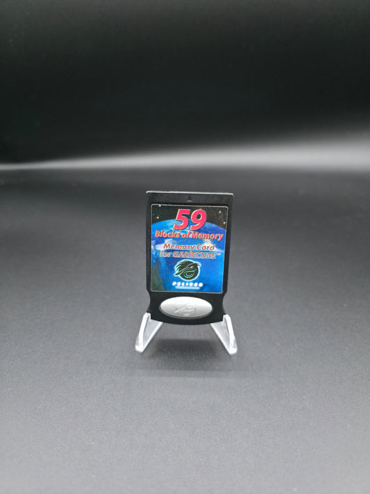Pelican Nintendo GameCube Vintage 59-Block 4MB Memory Cube Card-Black