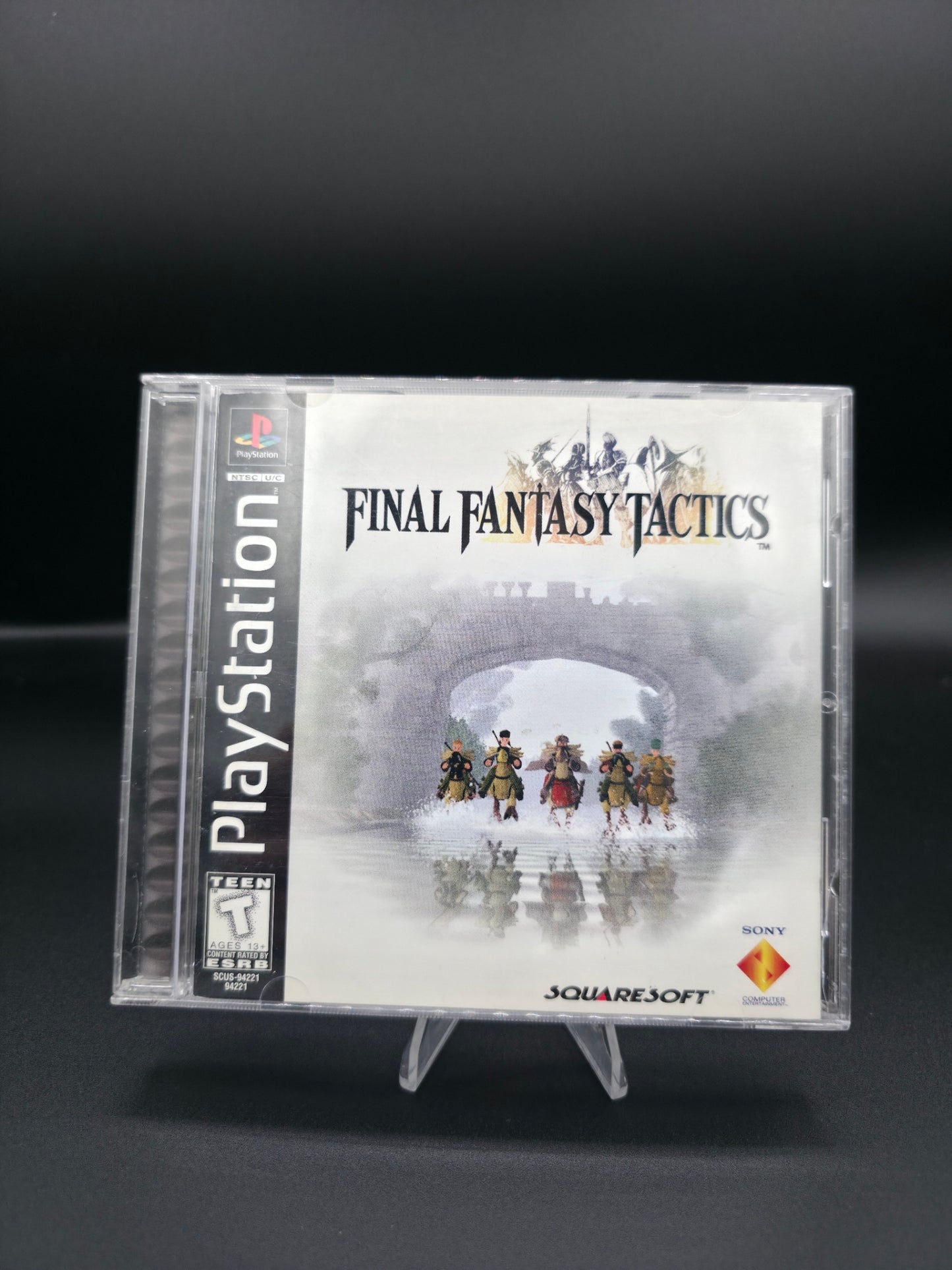 Final Fantasy Tactics - (Sony PlayStation 1) CIB Complete In Box Black Label