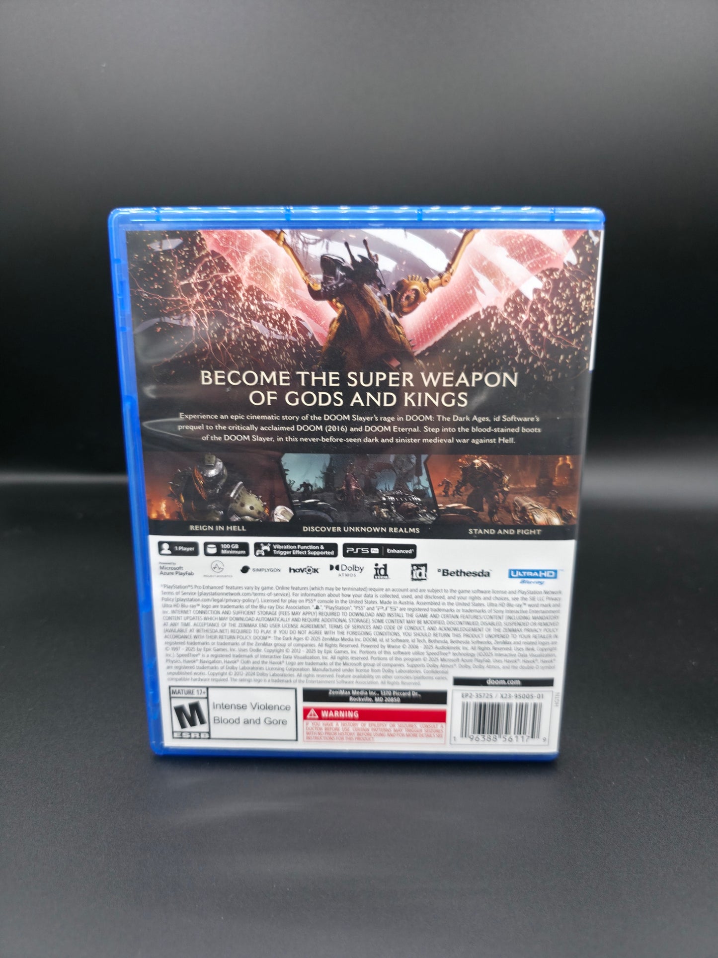 Doom The Dark Ages - Sony PlayStation 5 (NO DLC INCLUDED)