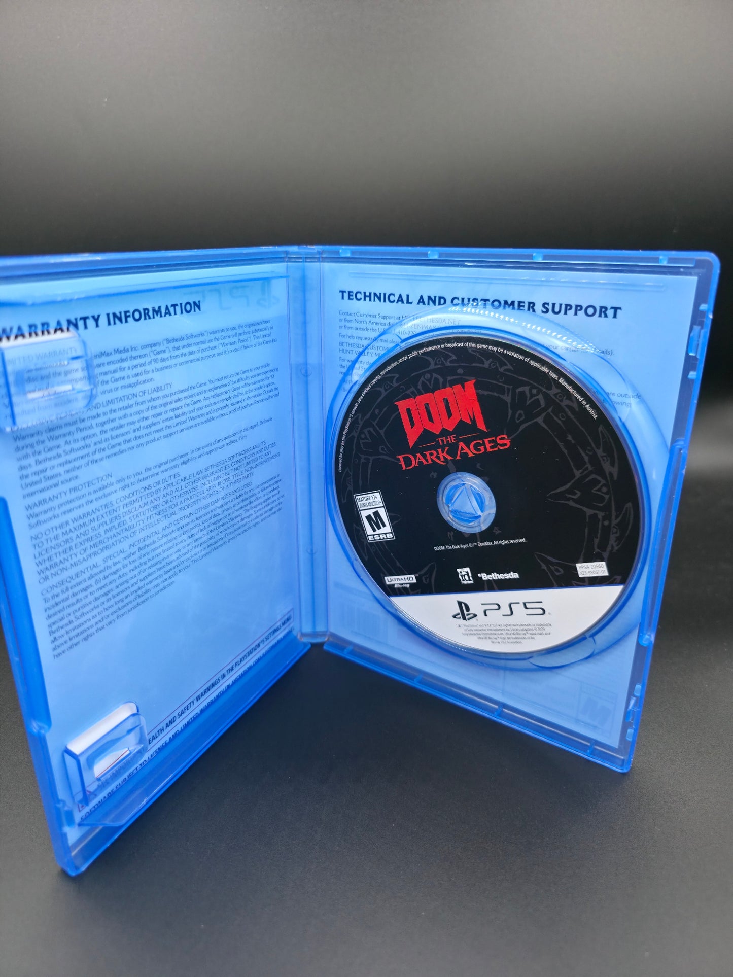 Doom The Dark Ages - Sony PlayStation 5 (NO DLC INCLUDED)