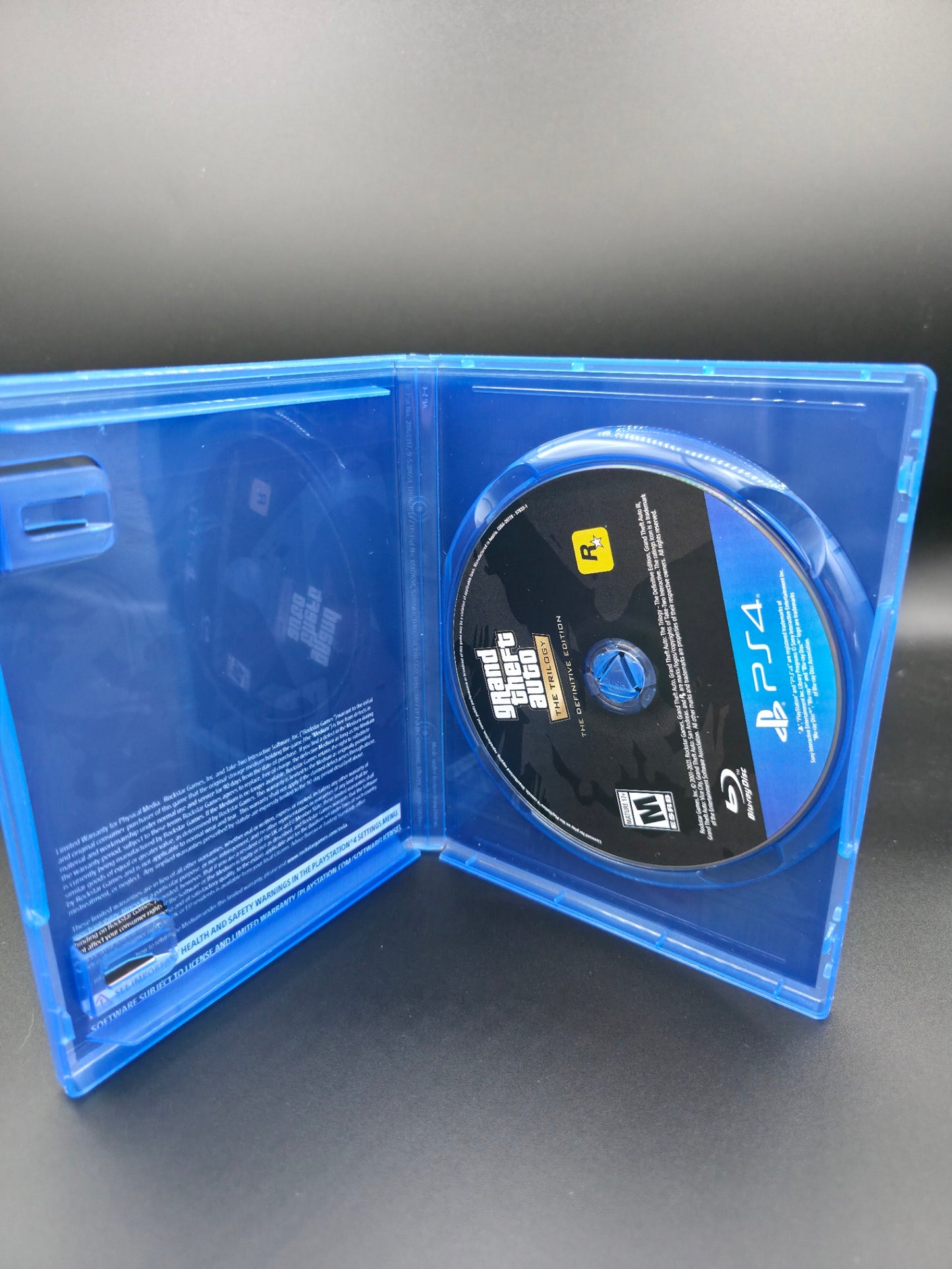 GTA Trilogy Definitive Edition PlayStation 4 Disc with Case