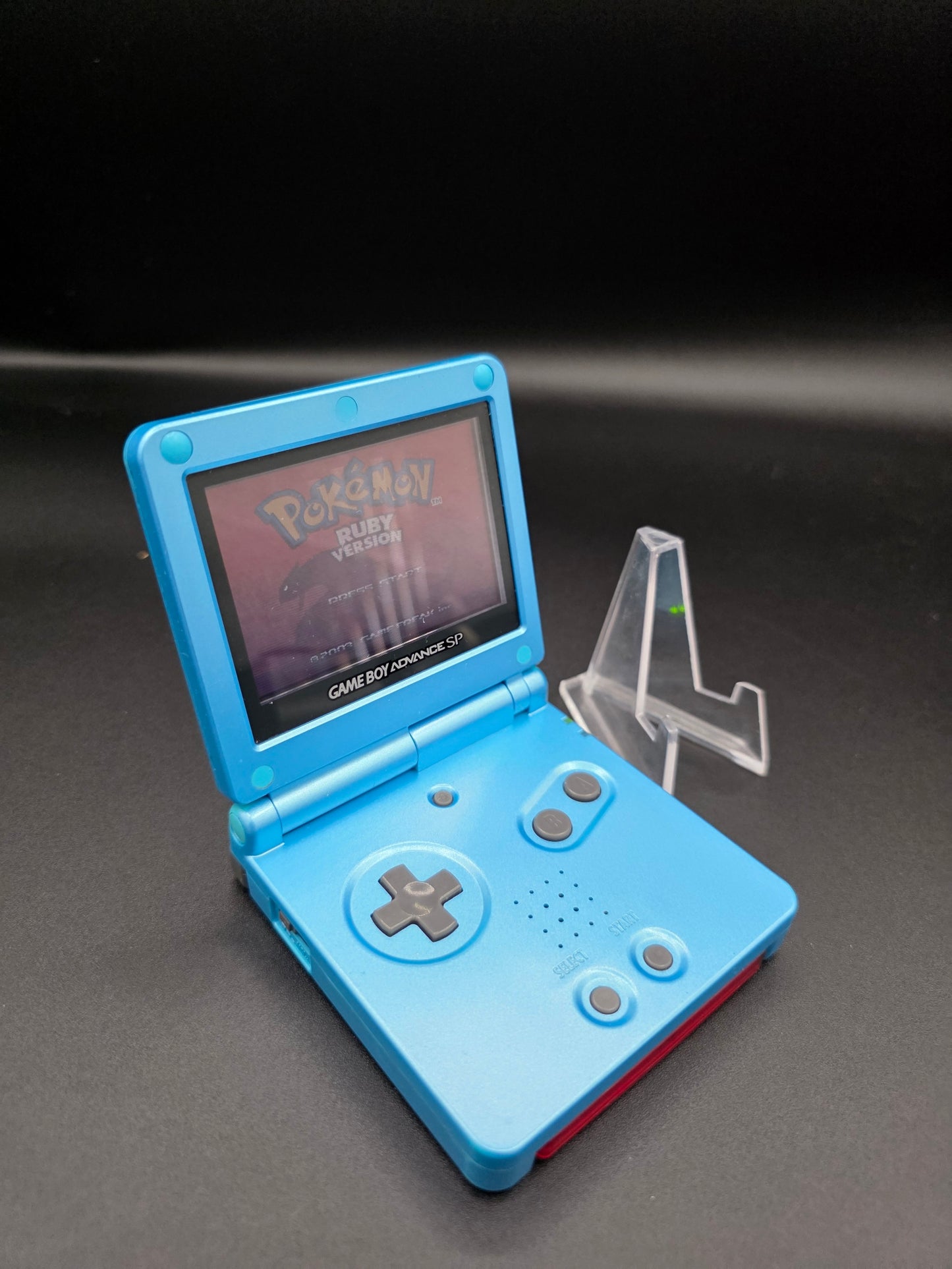 Surf Blue Gameboy Advance SP AGS 001 + Charger! Tested & Authentic!