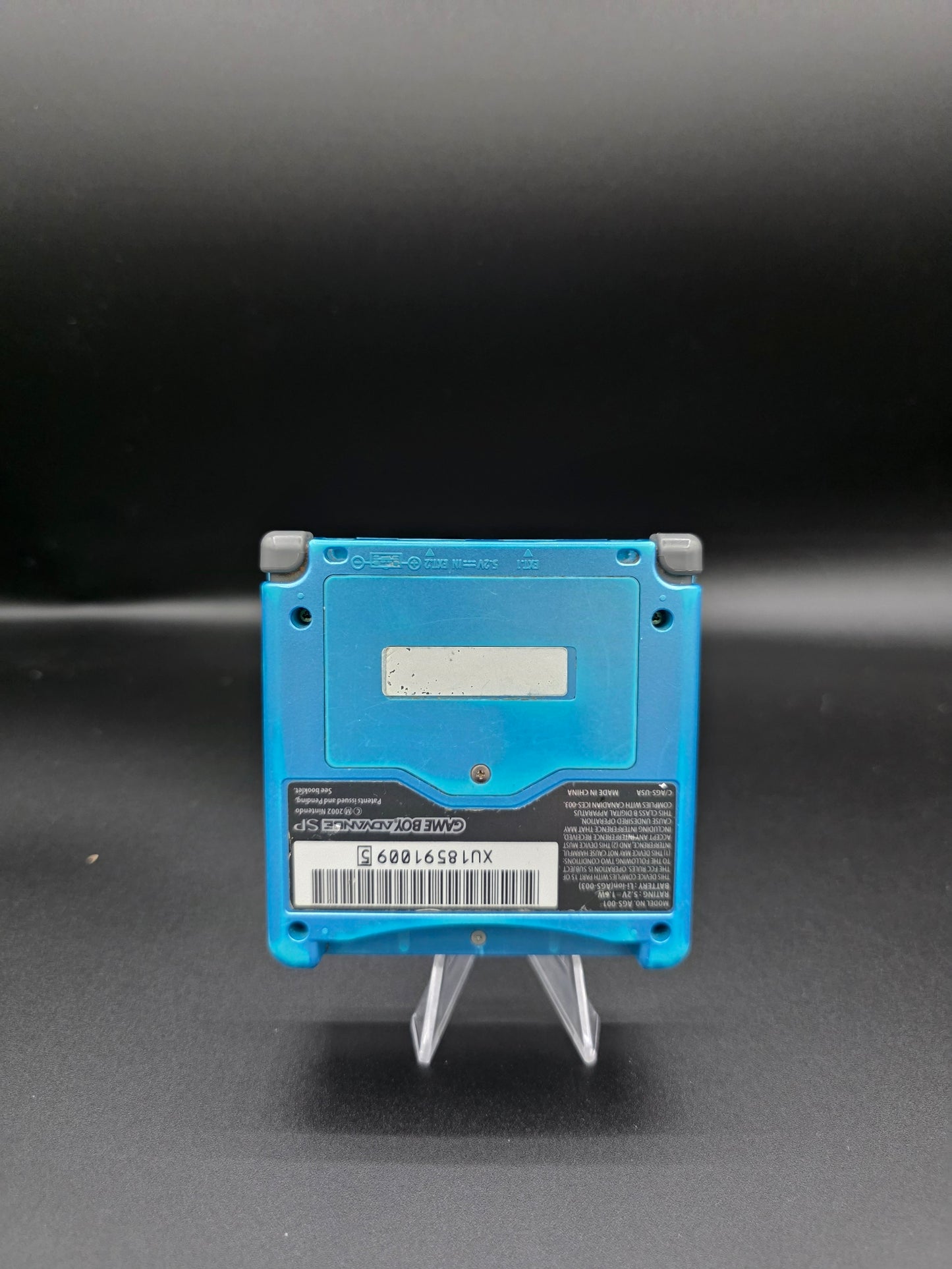 Surf Blue Gameboy Advance SP AGS 001 + Charger! Tested & Authentic!