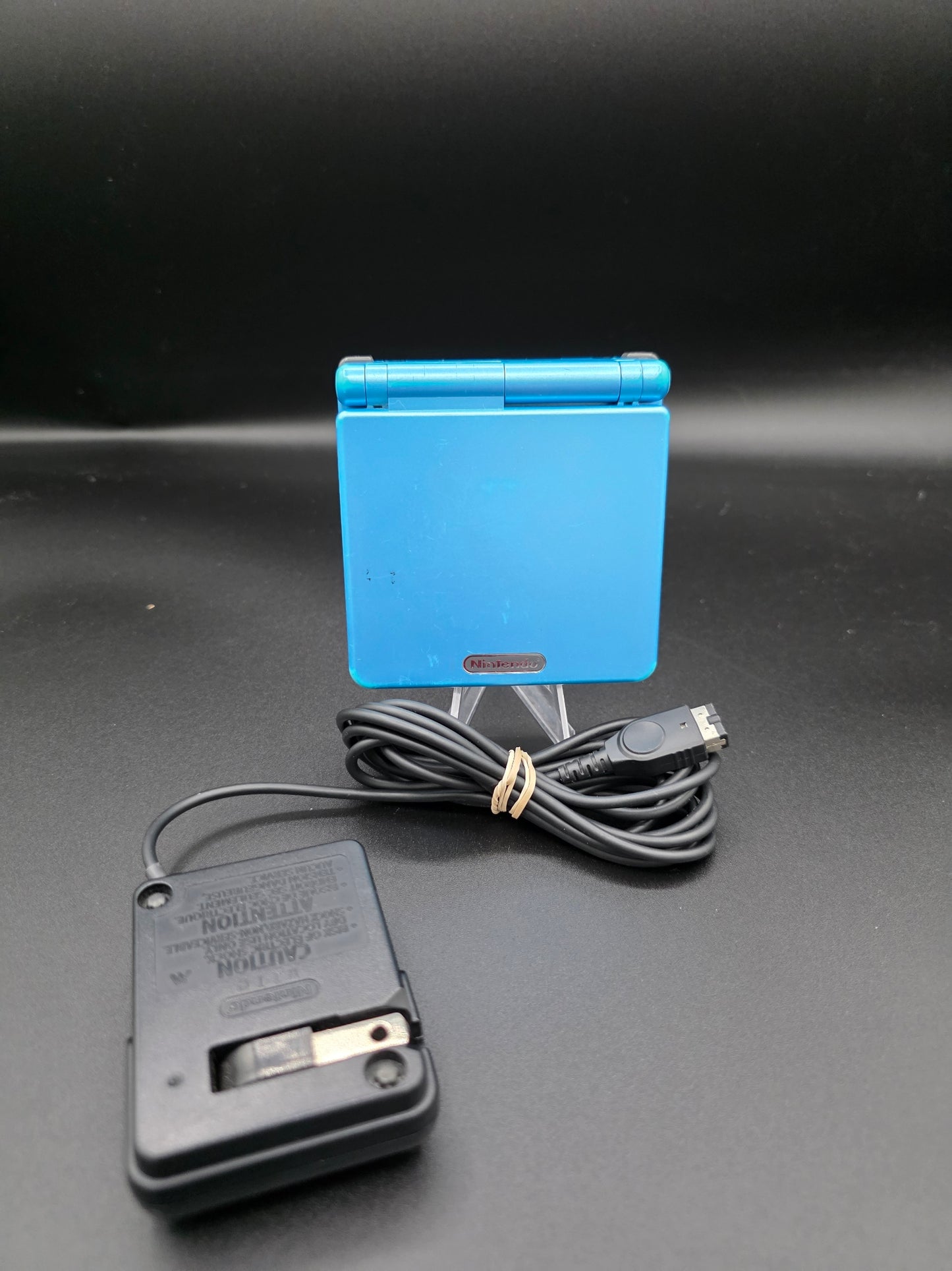 Surf Blue Gameboy Advance SP AGS 001 + Charger! Tested & Authentic!