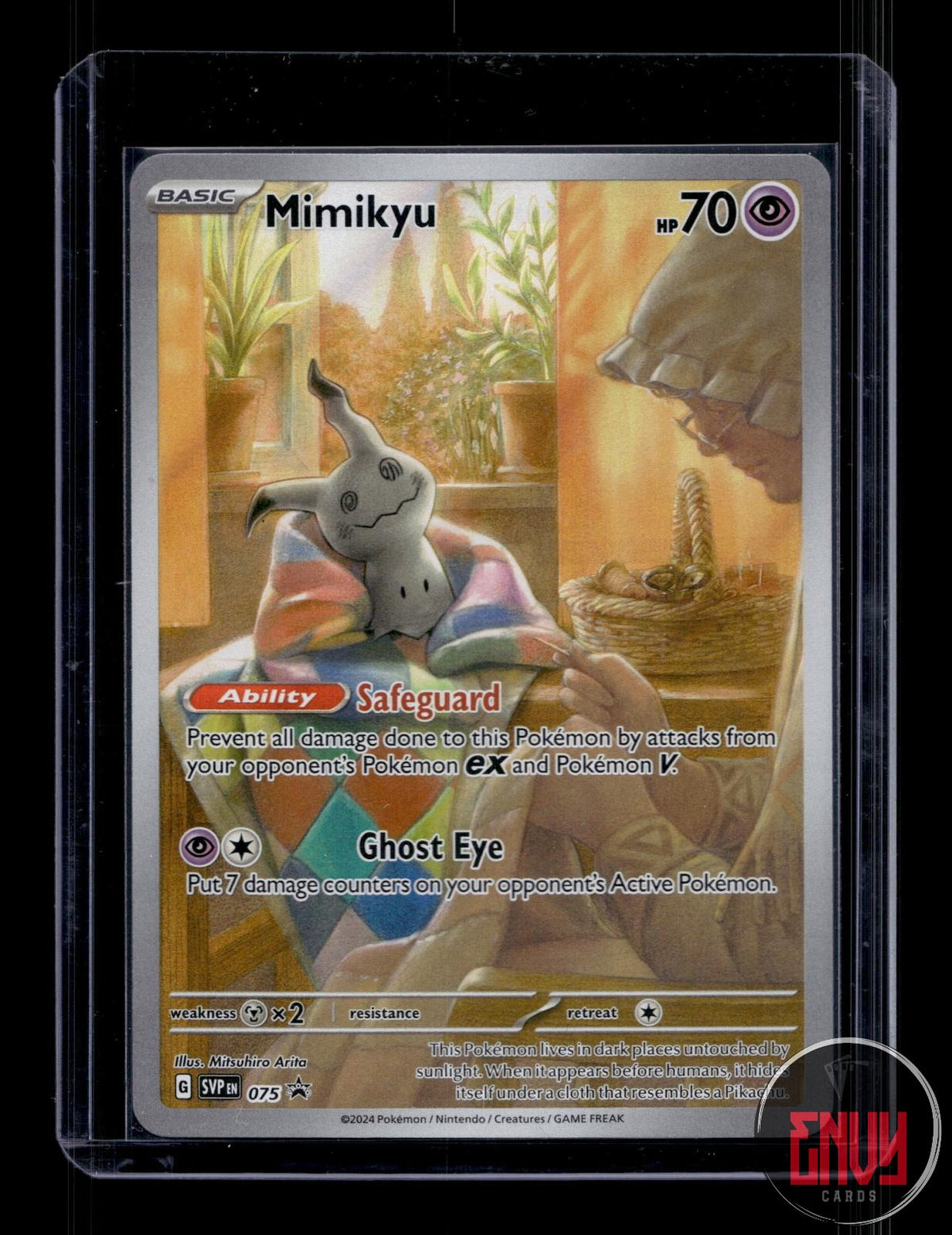 Mimikyu NM 075 P Scarlet & Violet Promo Pokemon Holo