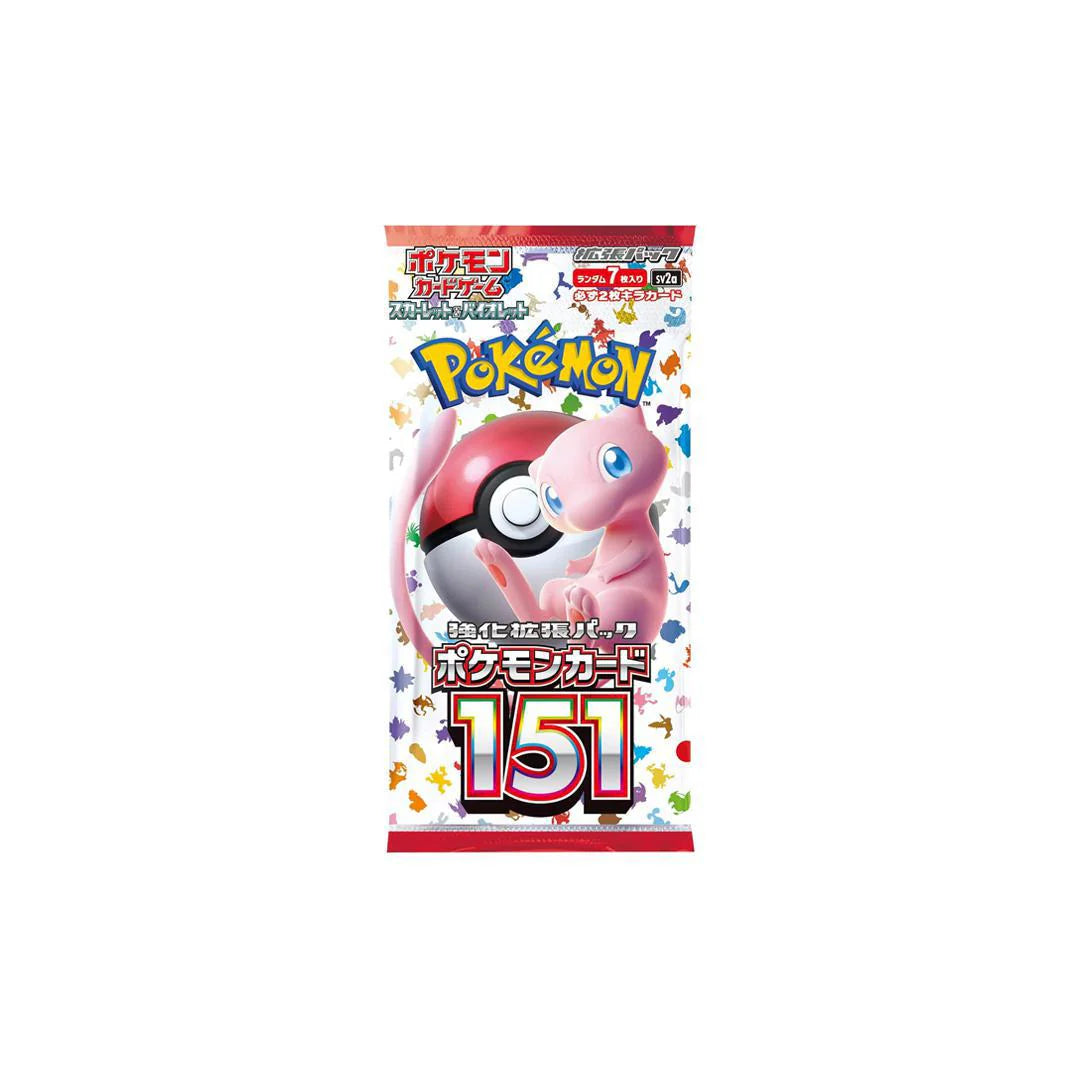 Pokemon 151 Booster Pack Japanese- SV2a