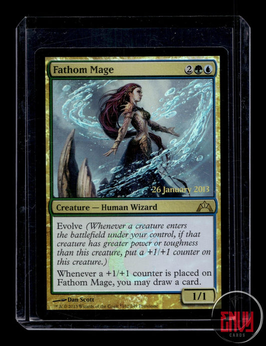 Fathom Mage Lightly Played 162 Promo Prerelease Cards Magic: The Gathering