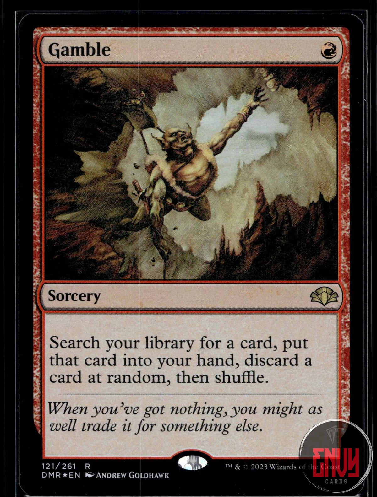 Gamble Near Mint 121 Rare Dominaria Remastered Foil