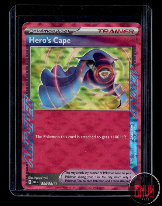 Hero's Cape Near Mint 152/162 ACE SPEC Rare Temporal Forces Pokemon