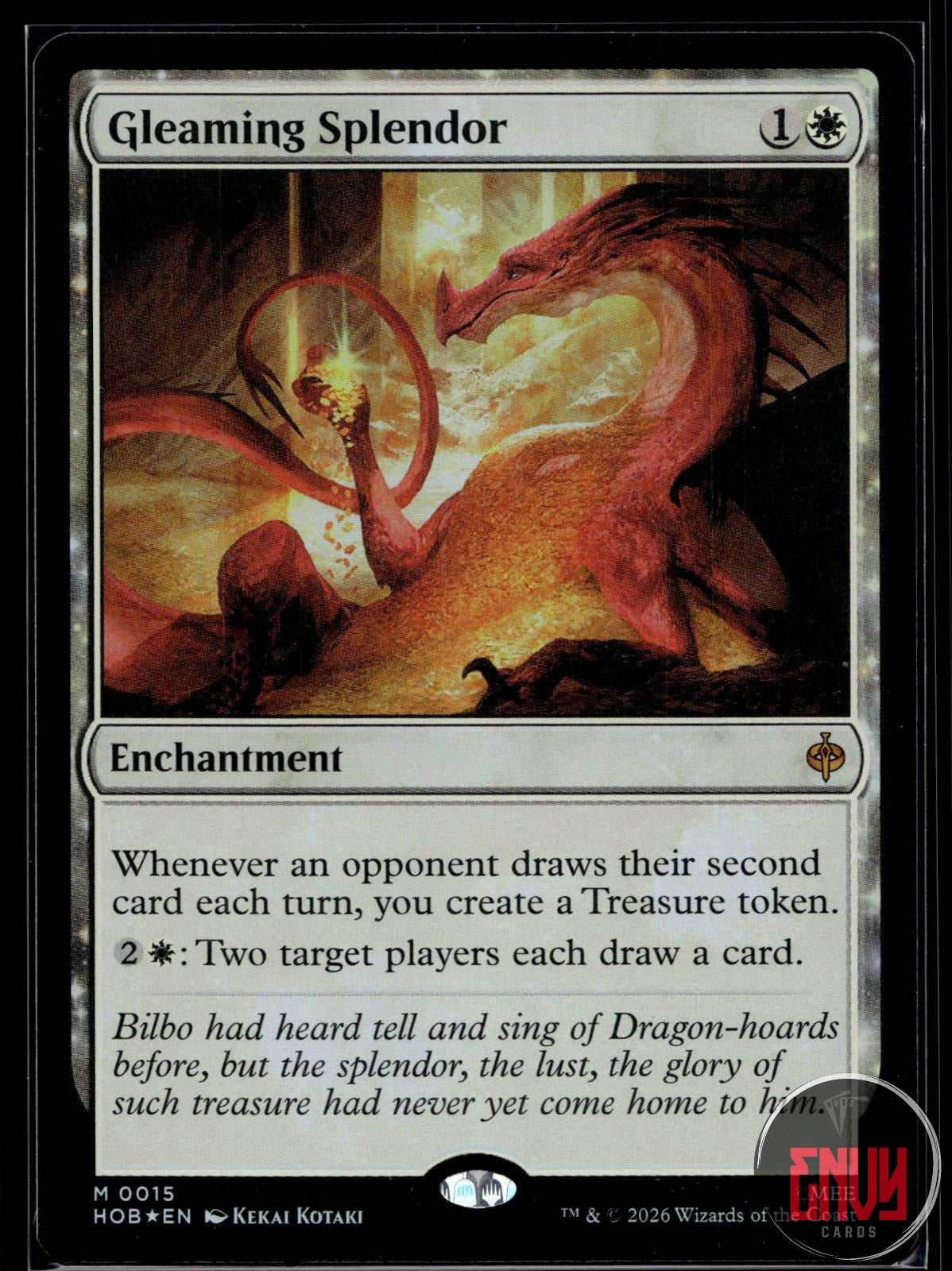 Gleaming Splendor Near Mint 15 Mythic The Hobbit Foil