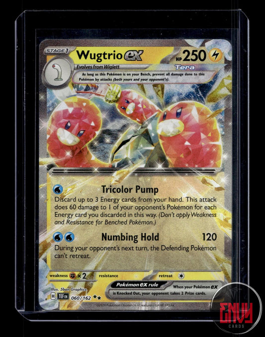 Wugtrio ex Near Mint 060/162 Double Rare Temporal Forces Pokemon