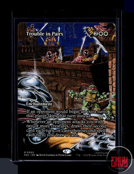 Trouble in Pairs (Borderless) LP 3 Mythic Teenage Mutant Ninja Turtles
