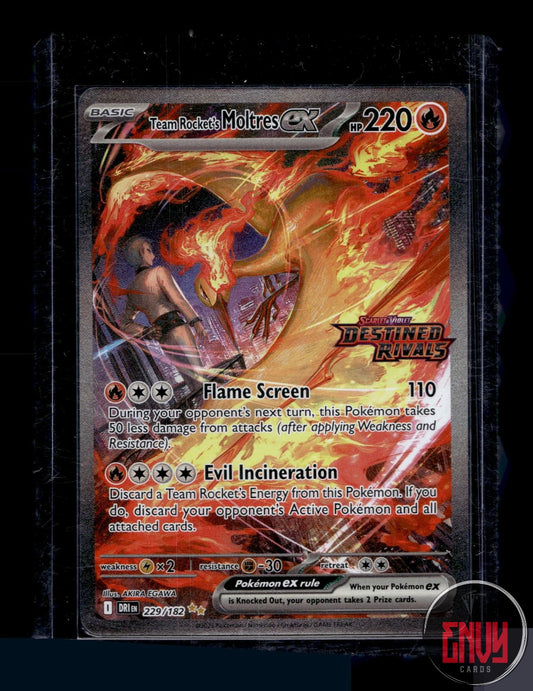 Team Rocket's Moltres ex NM 229/182 Miscellaneous Cards & Products Pokemon