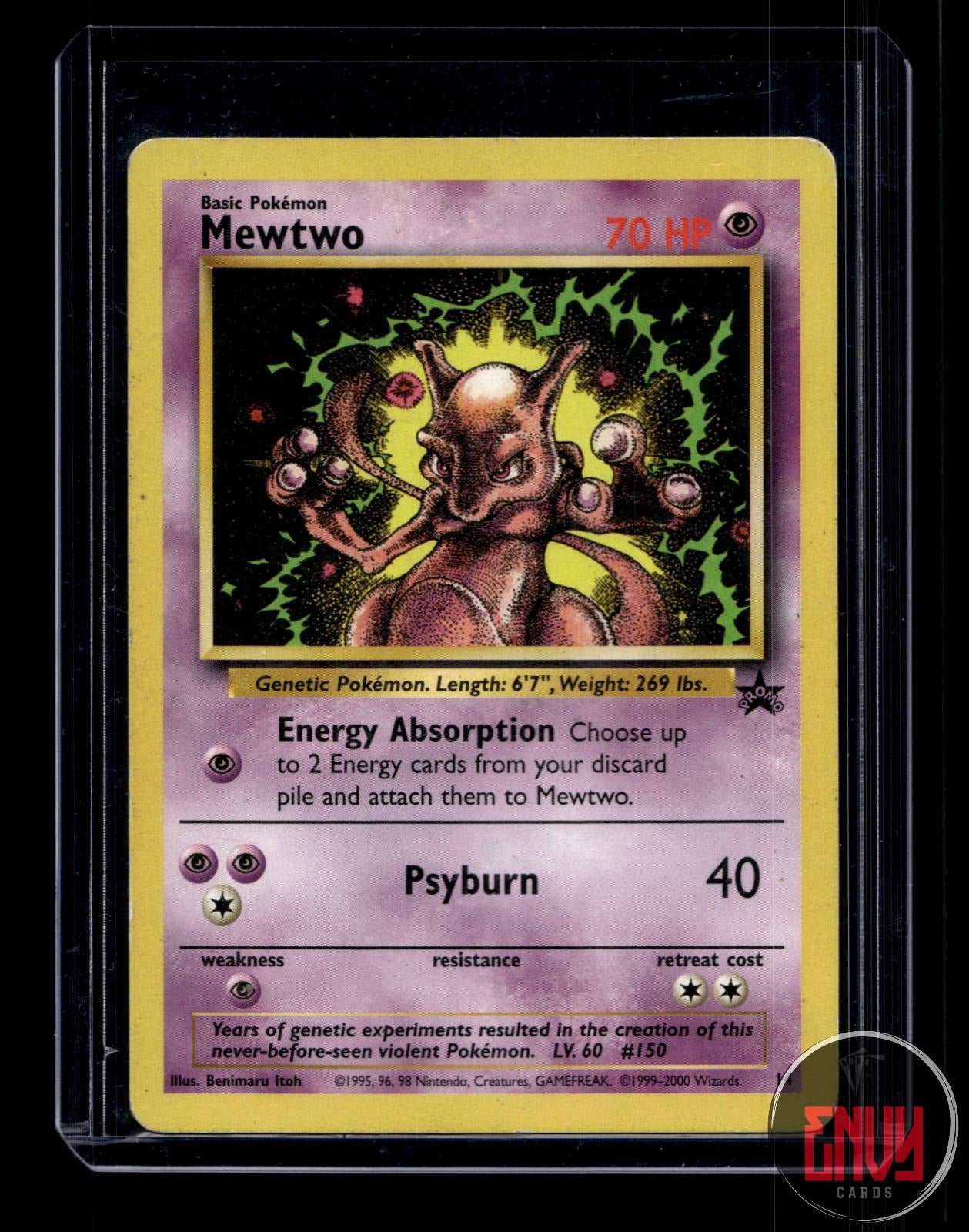 Mewtwo Moderately Played 14 Promo Wizards Black Star Promos Pokemon