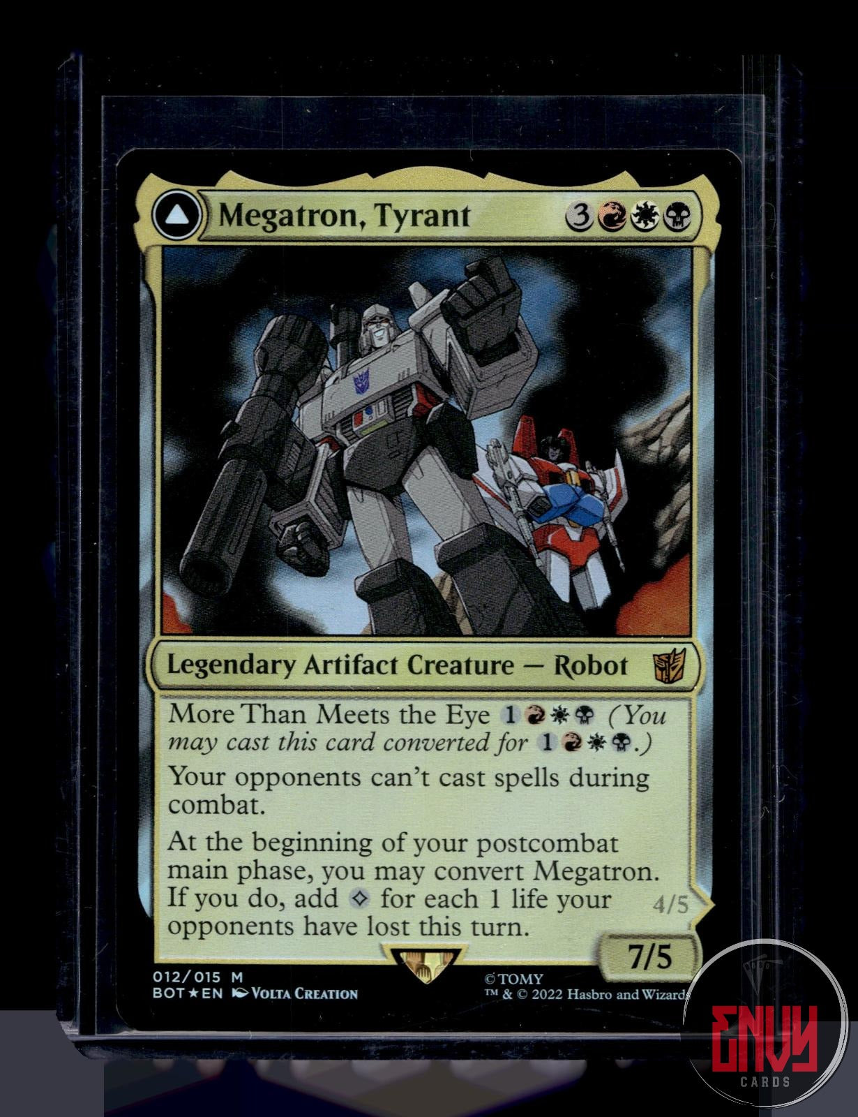 Megatron, Tyrant Lightly Played 12 Mythic Universes Beyond: Transformers Foil