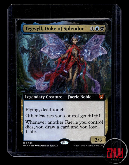Tegwyll, Duke of Splendor (Extended Art) LP 39 Commander: Wilds of Eldraine 
