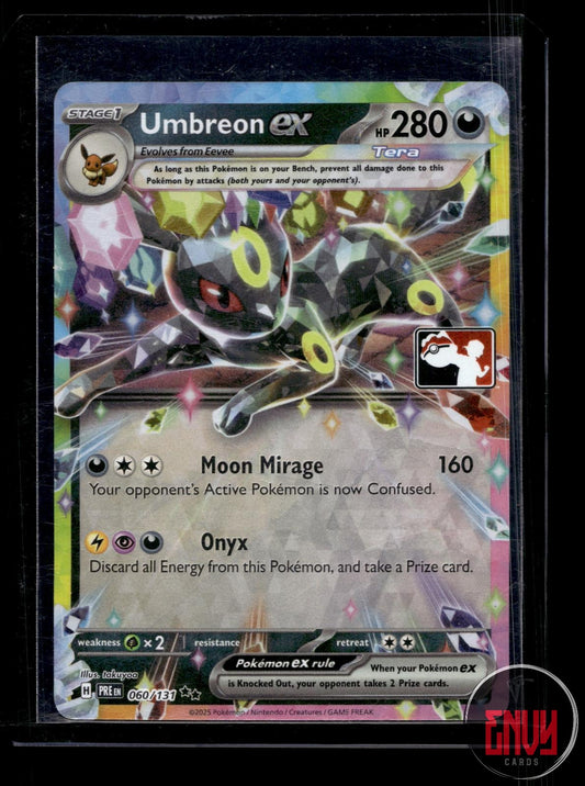 Umbreon ex Near Mint 060/131 Double Rare Prize Pack Series Cards Pokemon Holo