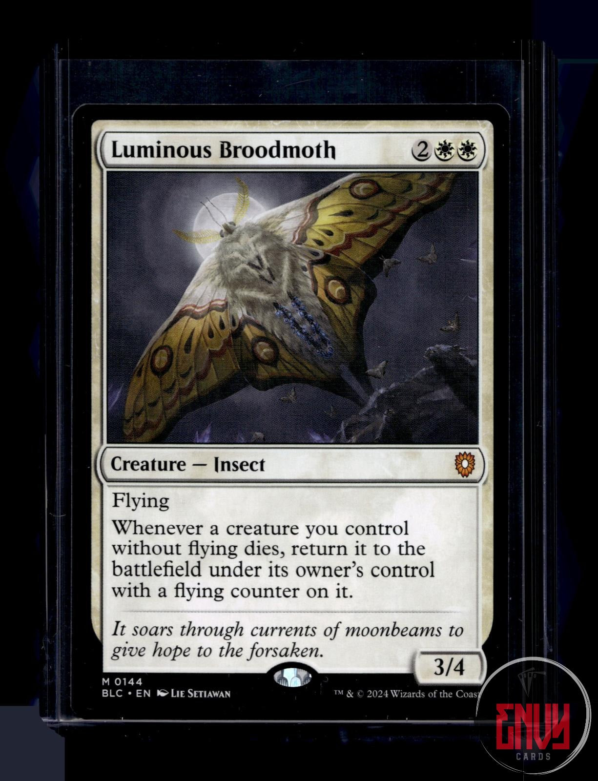 Luminous Broodmoth NM 144 Mythic Commander: Bloomburrow Magic: The Gathering