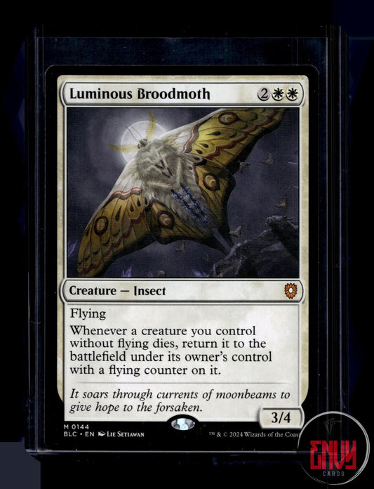 Luminous Broodmoth NM 144 Mythic Commander: Bloomburrow Magic: The Gathering