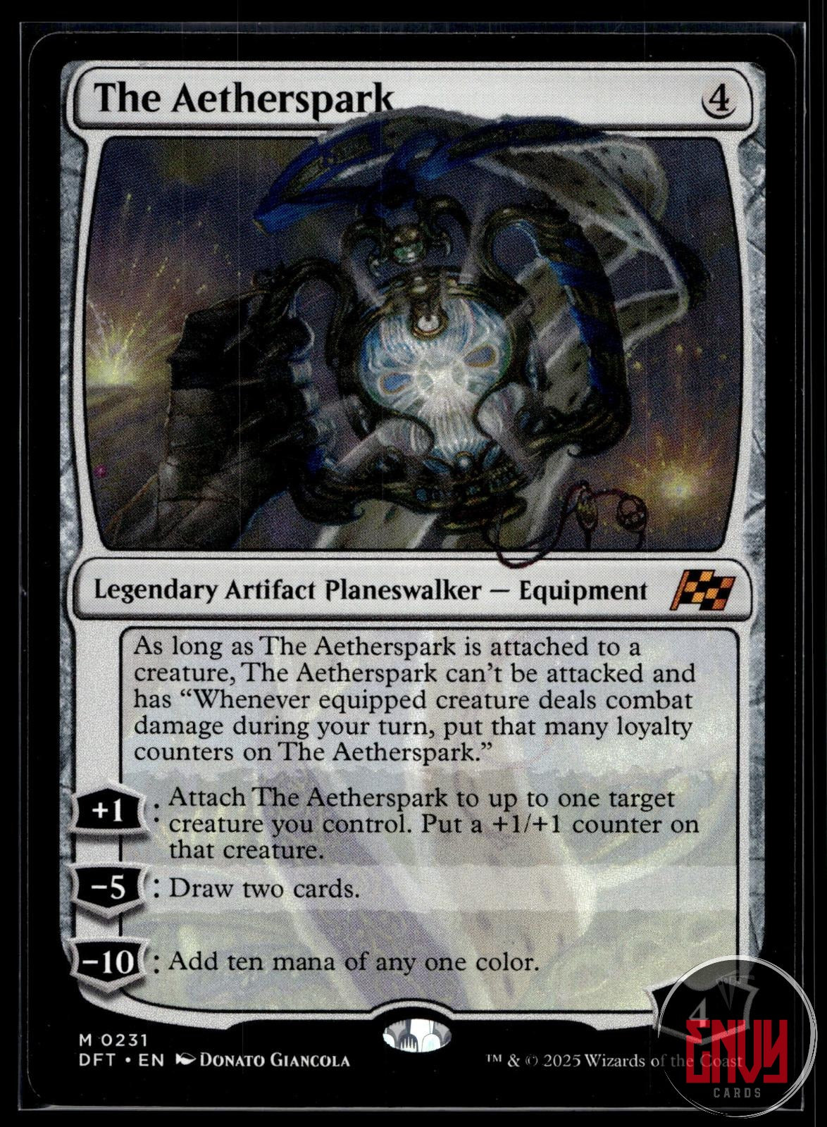 The Aetherspark Near Mint 231 Mythic Aetherdrift