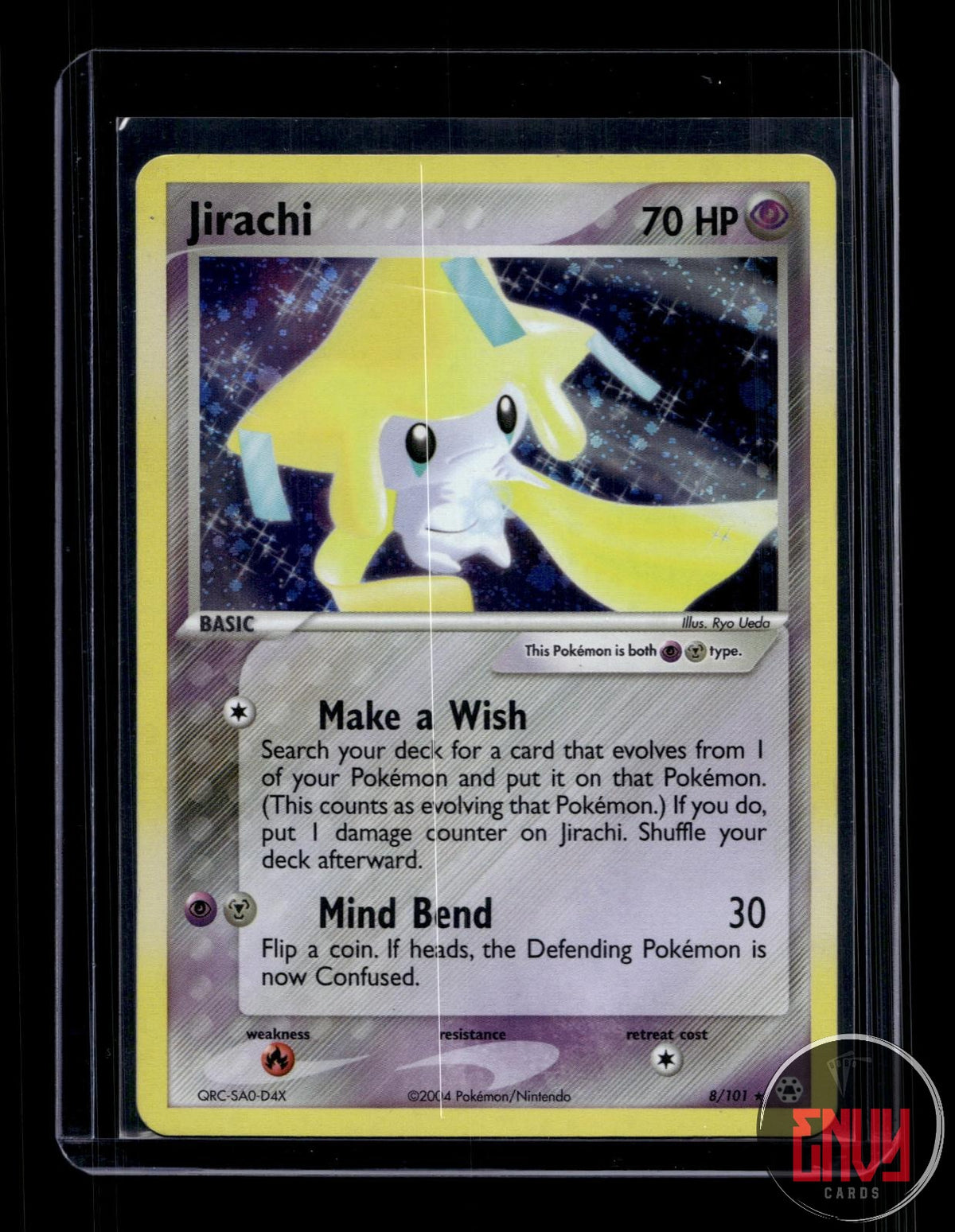 Jirachi Near Mint 8/101 Rare Hidden Legends Pokemon Holo