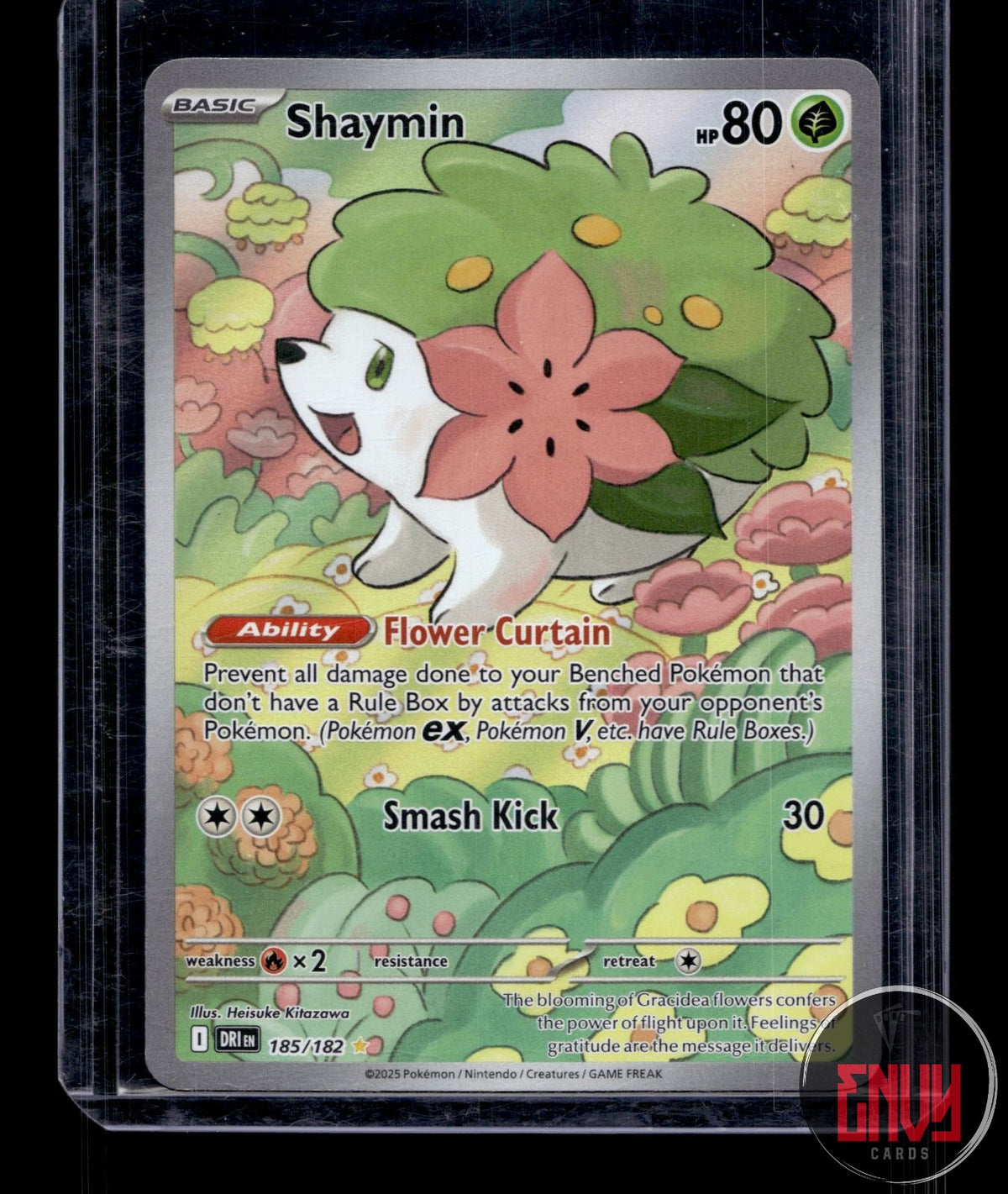 Shaymin NM 185/182 IR Destined Rivals Pokemon Holo