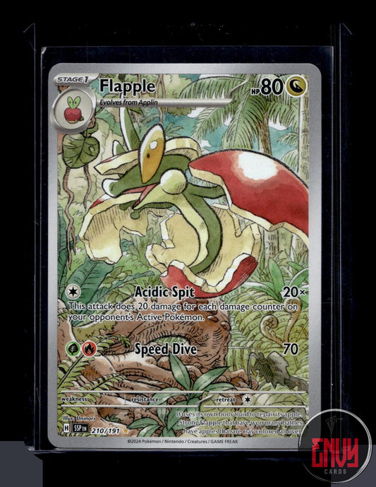 Flapple Lightly Played 210/191 Illustration Rare Surging Sparks Pokemon