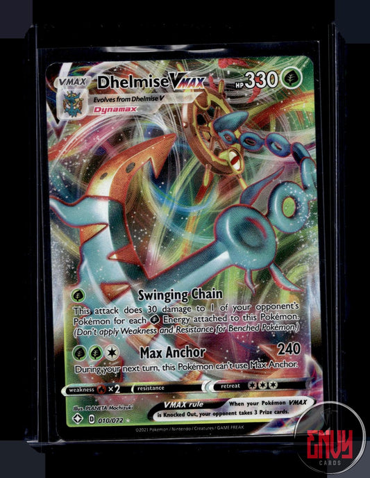 Dhelmise VMAX Near Mint 010/072 VMAX Rare Shining Fates Pokemon