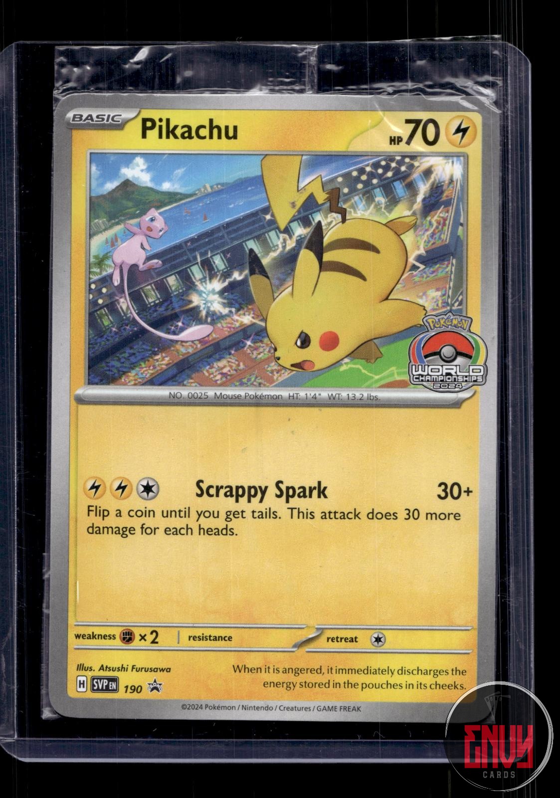Pikachu NM 190 P Scarlet & Violet Promo Pokemon SEALED