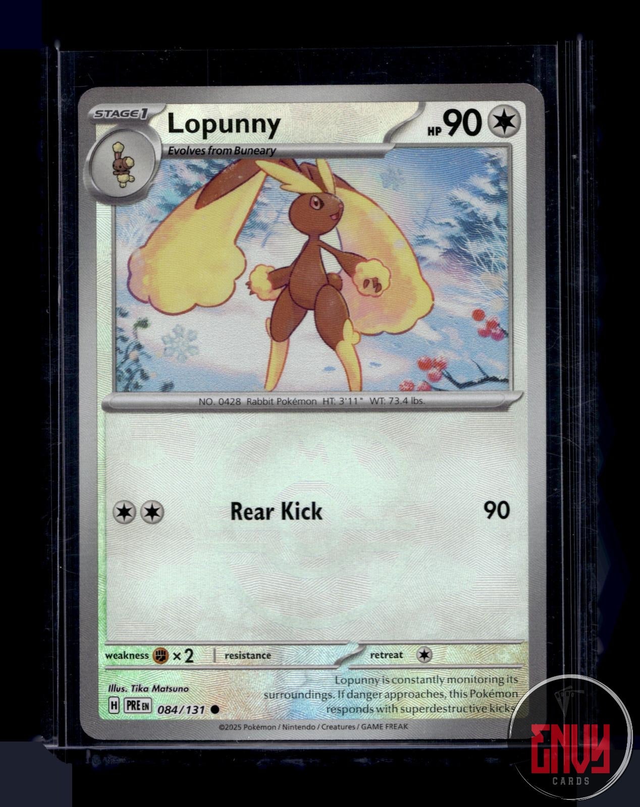Lopunny (Master Ball Pattern) NM 084/131 Prismatic Evolutions Pokemon Holo