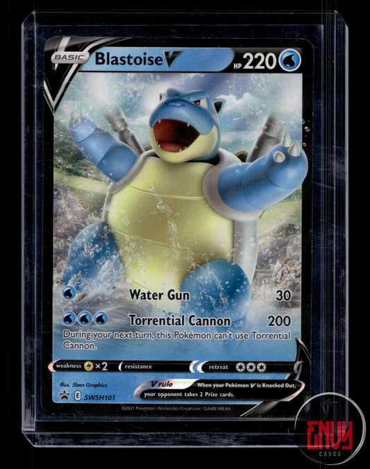 Blastoise V Lightly Played SWSH101 Promo Sword & Shield Promo Pokemon Holo